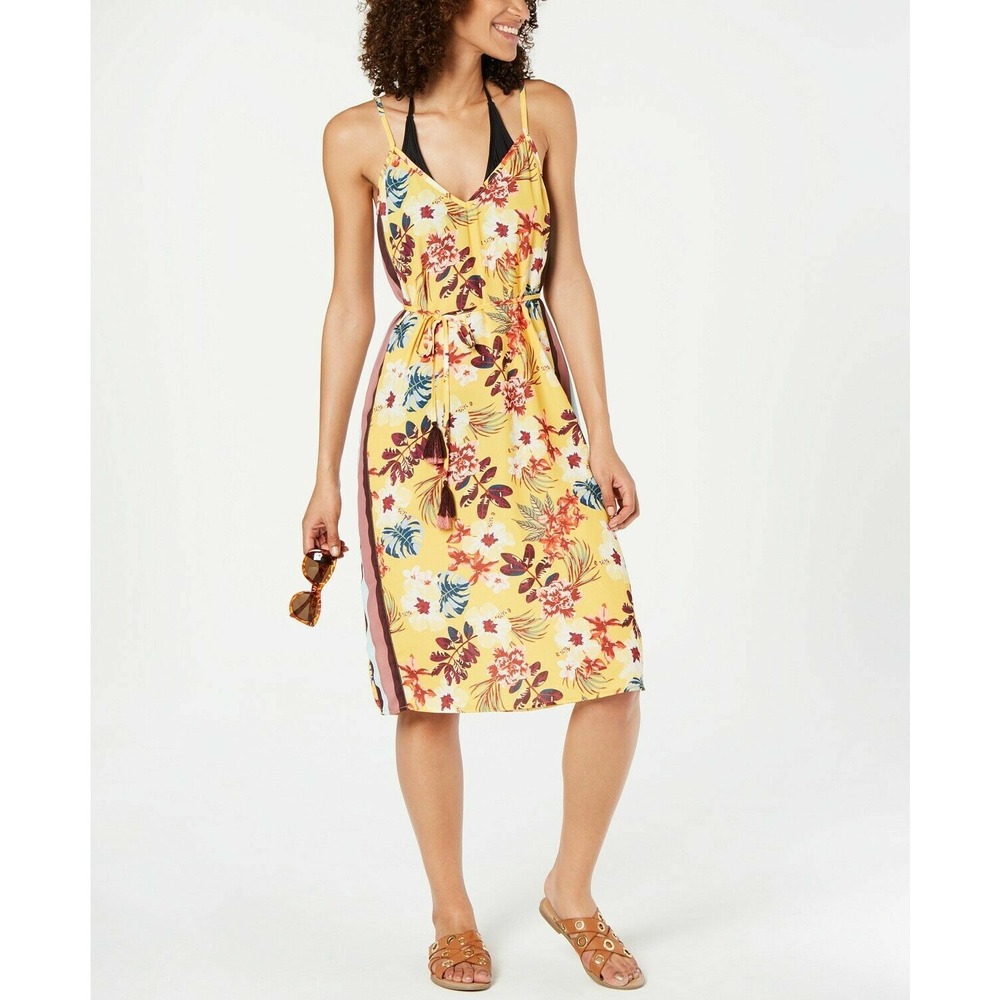 Miken Floral Desert Tropical Printed Swimsuit Cover-Up Dress Size Medium NEW